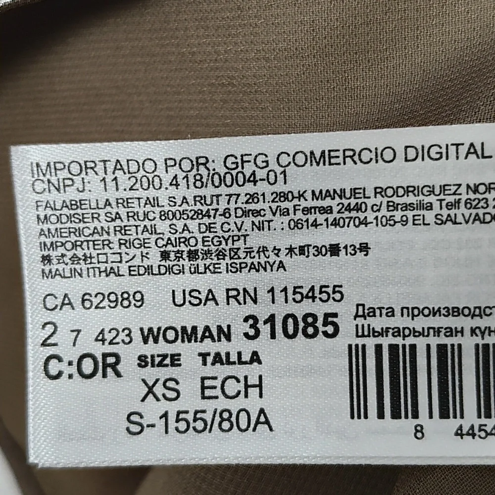 New Mango Metallic Party Dress Size XS - Picture 8 of 12